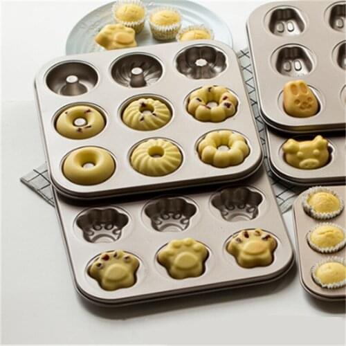DIY oven mold baking tools appliance cookies baking accessories baking tools for cakes Cat claw doughnut muffin cupcake baking