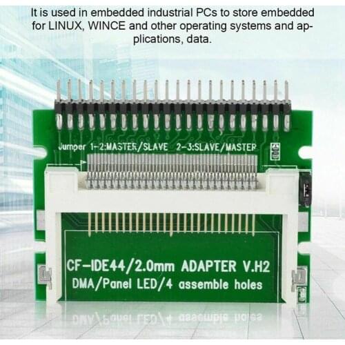 2020 New CF to IDE 44 Pin Male 2.5inch Compact Male Adapter Flash Connector F6S8