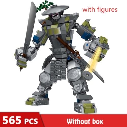 Oni Titan Warrior Robots Building Blocks Toys For Children Masters Model Set Bricks Christmas birthday Gifts