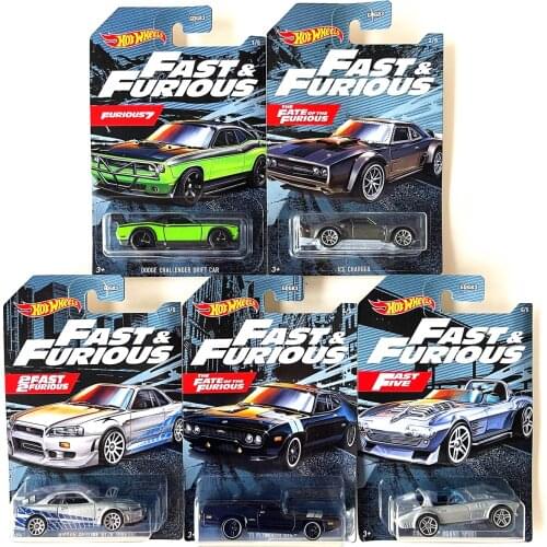 2021 Hot Wheels Cars Fast and Furious NISSAN SKYLINE GT-R BNR34 ICE CHARGER CORVETTE GRAN SPORT 1/64 Diecast Alloy Car GDG83