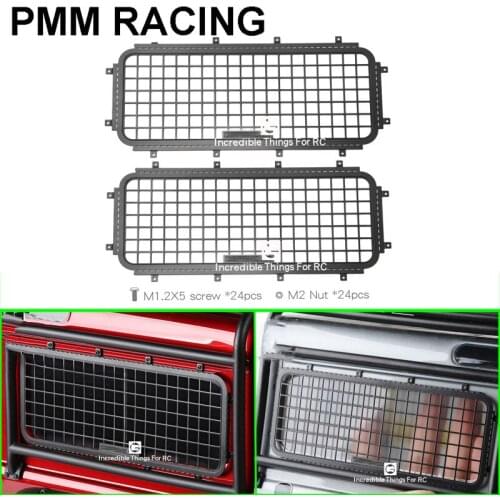 Metal three-dimensional T4 side car window net modification parts For 1/10 RC Crawler Car Traxxas TRX4 Defender G500