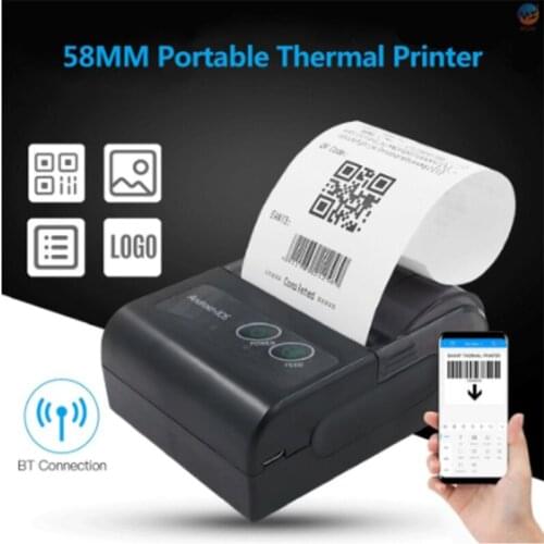 Mini Impressora Portatil Bluetooth Termica 58mm Android IOS For Indústria Brasileira de Jogos Printing Receipt