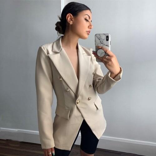 Owner Girl Women's Double-breasted Blazers