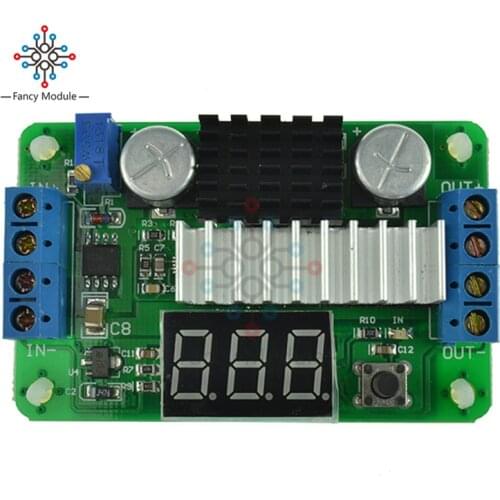 LTC1871 3.5-30V 100W DC-DC Boost Converter Adjustable Step Up High Power Supply Module LED Voltmeter Voltage Meter/Button Switch