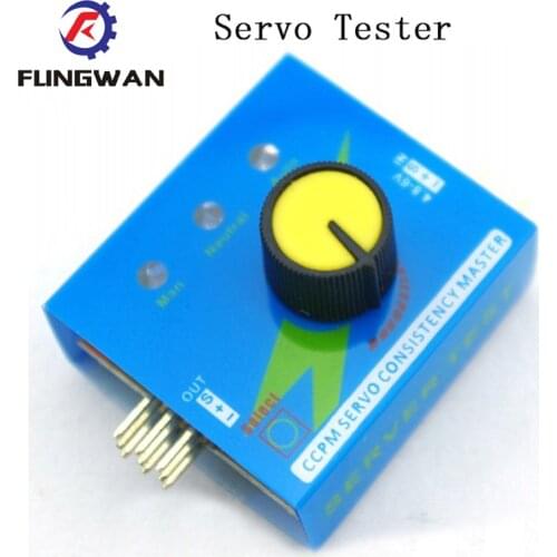50 Pieces Servo Tester CCPM Servo Consistency Master for RC Helicopter