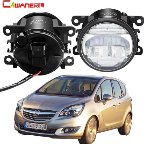 2in1 LED Fog Light Assembly Daytime Running Lamp For Opel Meriva A 2006 2007 2008 2009 2010 Car Front Bumper Fog Light DRL 12V