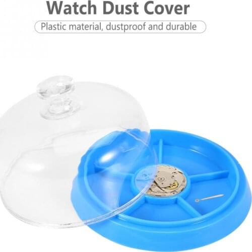 6 Slots Watch Dust Sheet Cover with Tray Watch Movement Repair Tool Jewelry tools Spare Protector Watchmaker Repair Tool