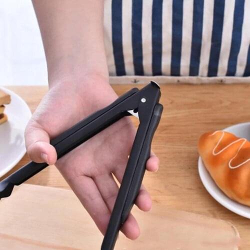9/12/14 Inch Steel Barbecue Grilling Tongs Food Tong BBQ Cooking Salad For Bread Serving Clips Utensils Kitchen V8K1