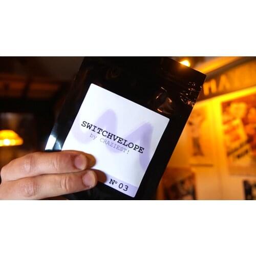 SWITCHVELOPE (Gimmicks) By The Craziest Close-Up Magic Tricks Props Magician Fun Mentalism Illusion Street Performer Beginner