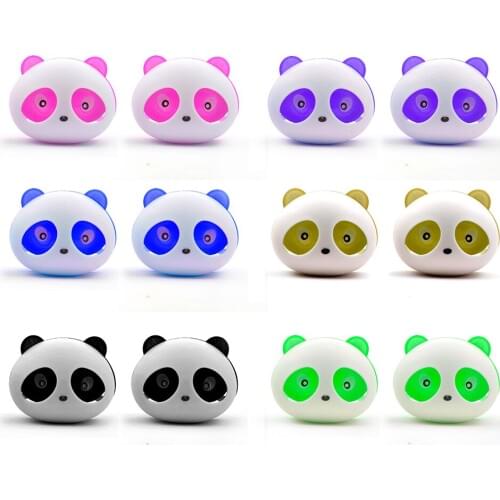 Universal Panda Car Perfume 6 Colors Auto Solid Air Freshener 2Pcs Car Styling Air Conditioning Vent Original Fragrance
