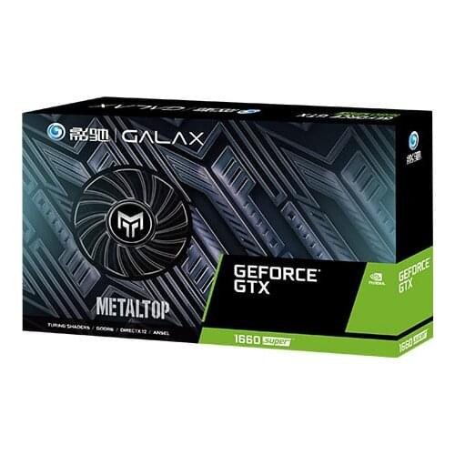 YinChi gtx1660 super 6G metal master OC eat chicken computer game independent graphics card