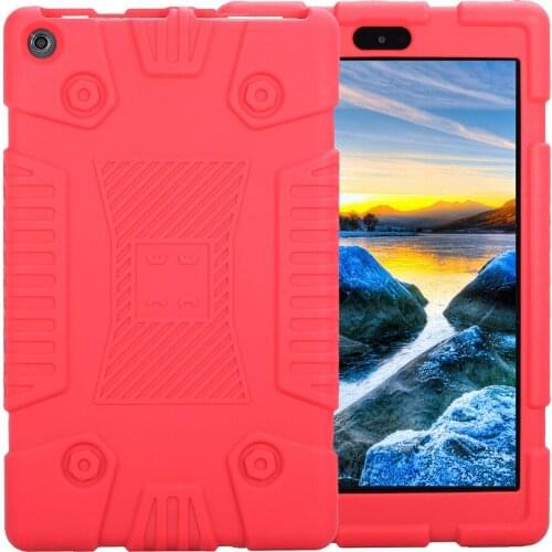 Cover For Kindle Fire HD 8 7th 2017/2018 Protective Shell Silicone Rugged Cover electronic book hard case drop resistance