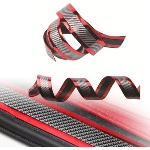 1m Rubber Car Door Pedal Trim Bumper Styling Mouldings Strip Rubber for DIY Door Sill Protector Edge Guard Styling Sticker