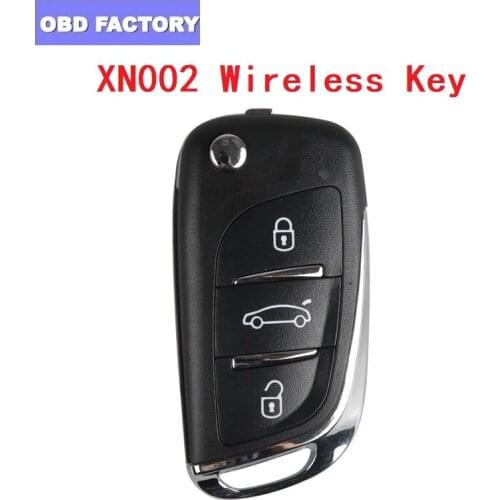 10Pcs/Lot XN002 Wireless Key VVDI2 For DS Type Remote Key 3 Buttons for Volkswagen Free shipping