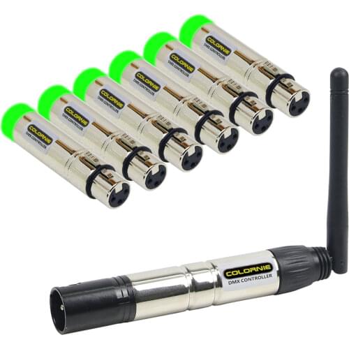 2.4G ISM Dmx Controller Wireless Dmx Receiver Transmitter DMX512 Signal For DJ Luces Disco Light Moving Head