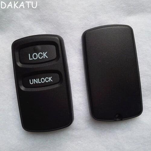 DAKATU 2 Buttons Remote Key Case Shell For MITSUBISHI Pajero V73 Lancer Outlander Hafei Simbo Remote Control Shell