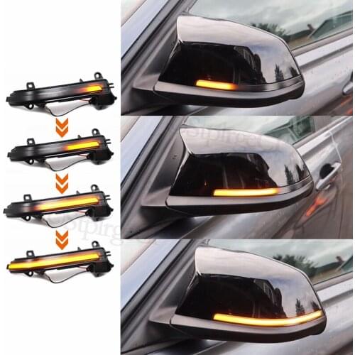 For BMW F20 F21 F22 F23 F30 F31 F32 F33 F34 X1 E84 F36 i3 i3S F87 M2 1 2 3 4 Series Dynamic Blinker Turn Signal LED Mirror Light