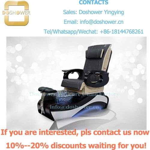 Doshower DS-W88-B Luxury pedicure chair with nail salon massage new design chair furniture for massage table pedicure chair