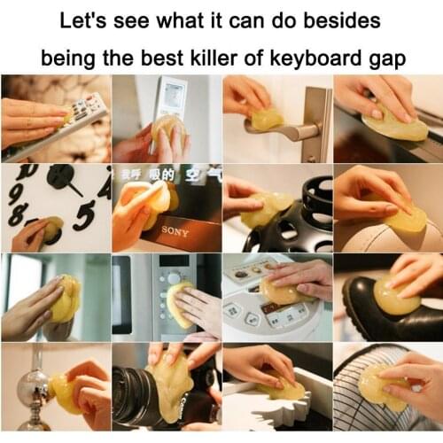 Car Glue Gum Gel Auto Car Cleaning Sponge Universal Cleaner Tools Dirt car accessories Dust Mud cleaning Super car cleaner W1R9