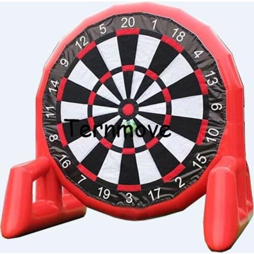 Giant inflatable soccer dart for adults inflatable kids throwing darts games,inflatable foot soccer dart board
