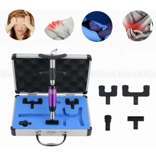 Manual Chiropractic Tools Massage Spine Activator 6 Levels 4 Heads Medical Therapy Spinal Chiropractic Adjusting Gun Instrument