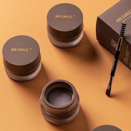 Air Cushion Eyebrow Cream Anti-sweat Wild Eyebrow Powder Long Lasting Tint Shade Makeup Paint Cosmetic With Brush TSLM2