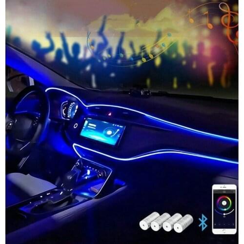 Mini 3W RGB LED light Illuminator Source Engine Car DIY Led fiber optic Lighting Smartphone App control+3mm Skirt Black cable