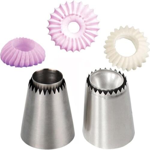 Stainless Steel Icing Piping Nozzle Cream Cake Decorating Pastry Tip Fondant Cake Tools Baking Accessoire