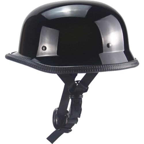 New Motorcycle Helmet Vintage Retro German Style 1/2 Open Face Half Helmet Cruiser Touring Chopper Biker Casco Moto Helmet DOT