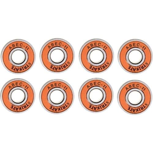 New STRIKATE ABEC-11 Bearings Skateboard Longboard Bearings High Speed Skateboard Bearings (8Pcs)