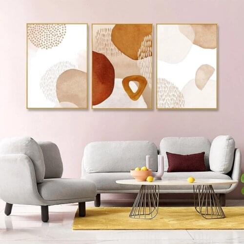 Modern Abstract Wall Art Creative Minimalist Paintings Geometry Nordic Canvas Posters Prints for Living Room Bedroom Decoration