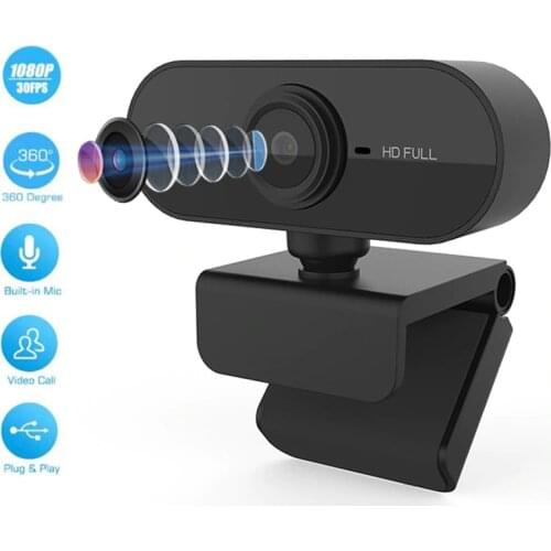2020 Hot Sale Webcam Full HD 1080P Web Camera With Microphone For Computer Laptop Video Recording Online Webcams USB Autofocus