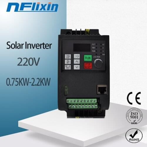 VFD 7.5KW 220V three Phase Input and Output three Phases0 220V Frequency Inverter for r fan,/water pump/ PID energy saving