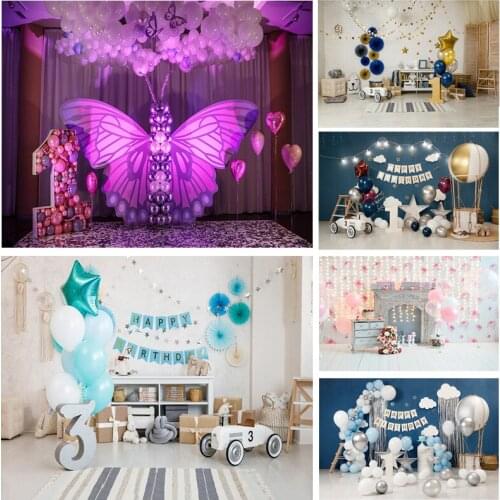 Children Birthday Photography Backdrops 1st Baby Shower Newborn Portrait Photo Background Party Studio Photocalls 2021318ET-10