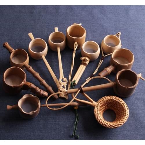 1pc Creative wooden tea filter Reusable Fine Mesh Tea Strainer Lid Tea and Coffee Filters tools