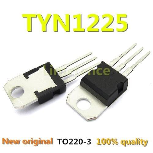 10Pcs/Lot TYN1225 1225 Triac thyristor 1200V 25A TO-220 New Original Product