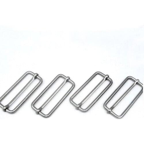 2 inch (50mm) inner width Iron Strap Adjusters Gunmetal Buckles / Sliders 40pcs/lot