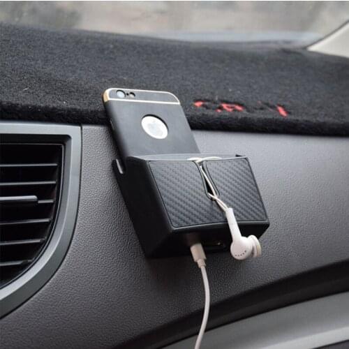 Car Storage Box Hanging Holder Storage Bags Multi-functional Storage Box Phone Holder Bag Pocket Organizer for Auto Products