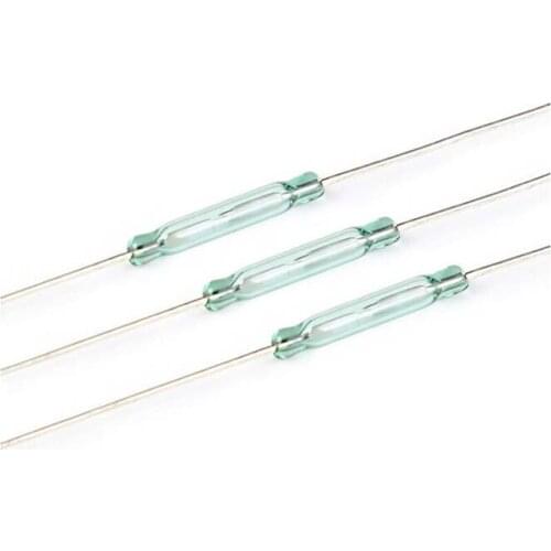 Free shipping 100pc original Reed Switch Sensor RI-01C 1.8*13.5mm Normally Open NO Magnetic Reed Switchs 1.8C13.5MM For DIY