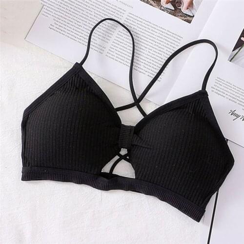 U-shaped Seamless Tube Top Bra Women Beauty Back Sling Strap Wrapped Chest Anti-light Ladies Sports Fitness Top Bra Lingerie