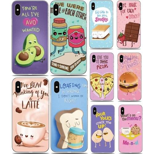 For OPPO Reno 4 5G 3 pro 4G 2 2Z 10X zoom Cover Funny Food Painted Soft Silicon TPU protection Phone case Coque