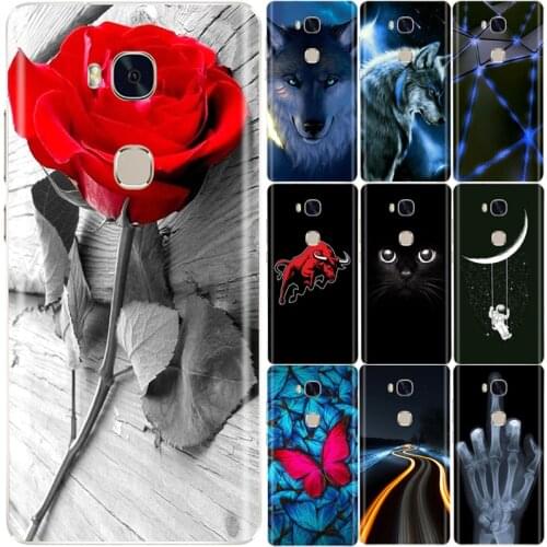 Phone Case For Huawei Honor 5X Cover Soft Silicone TPU Soft Back Case For Huawei GR5 2016 Case Honor 5 X KIW KII L21 L22 Honor5x