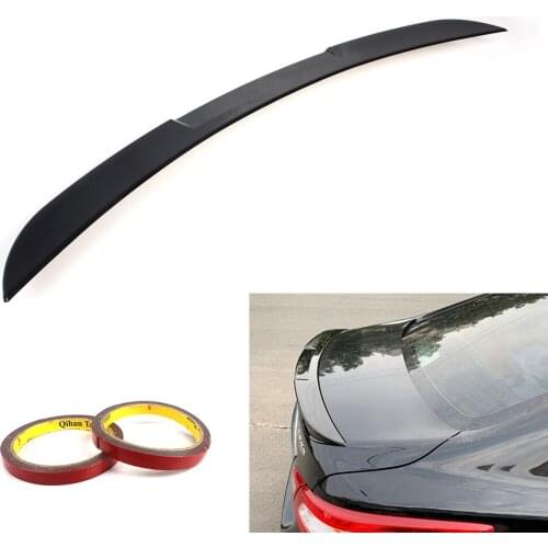 For Nissan Altima Sedan 2016 2017 2018 Car Rear Tail Roof Spoiler Wing Lip Splitter Exterior Moulding Trim Gloss Black ABS