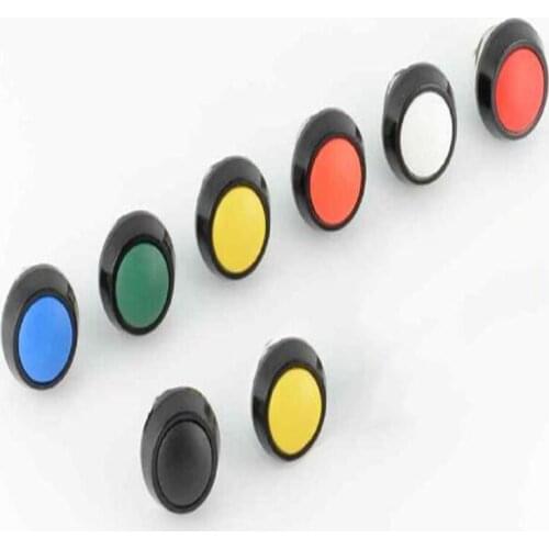 ELEWIND economy cheaper type metal aluminum color push button switch (PM121B-10/G/A)