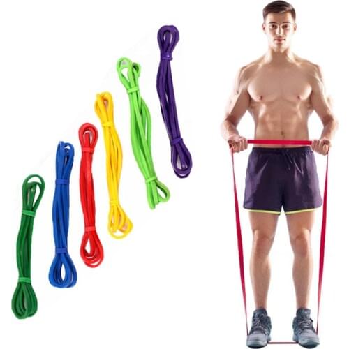 Fitness Rubber Bands Elastic Band Unisex Strength Training Yoga Resistance Band Loop Expander For Exercise Sports Equipment