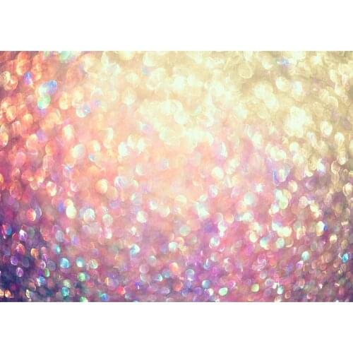 Photographic Backdrop Gradient Flare Glitter Bokeh Custom Background for Children Shimmer and Shine Party Photocall Fond Photo