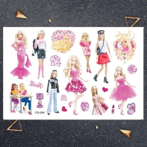 Hasbro Princess Sophia Children Cartoon Temporary Tattoo Sticker For Girl Cartoon Tattoo Toy Funny Birthday Party Tool Kid Gift