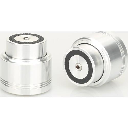 High End 4pcs 48x41mm Aluminum Maglev Float hifi Isolation Amplifier Speaker Subwoofer Spike spikes Pad Base Feet Pads