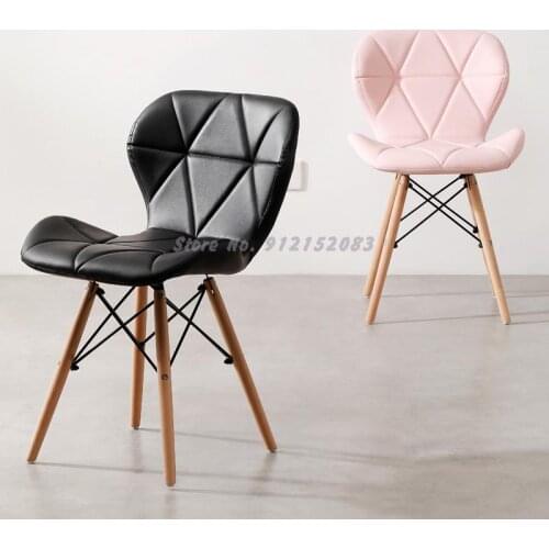 Backrest butterfly chair nordic home bedroom computer chair net red nail makeup desk chair casual dining chair