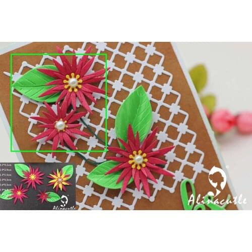 AlinaCraft METAL CUTTING DIES cut 10pc floral flower leaf garden Scrapbooking die paper craft card album punch knife art cutter